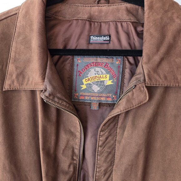 1X Size Adventure Bound Cognac Brown Suede Jacket - Picture 3 of 6
